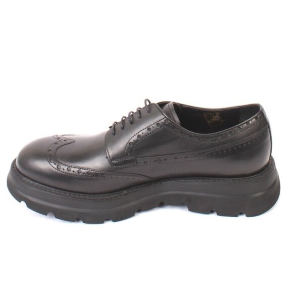 ROBERTO SERPENTINI 7311 Black Leather Lace-Up Classic Shoes main image 5